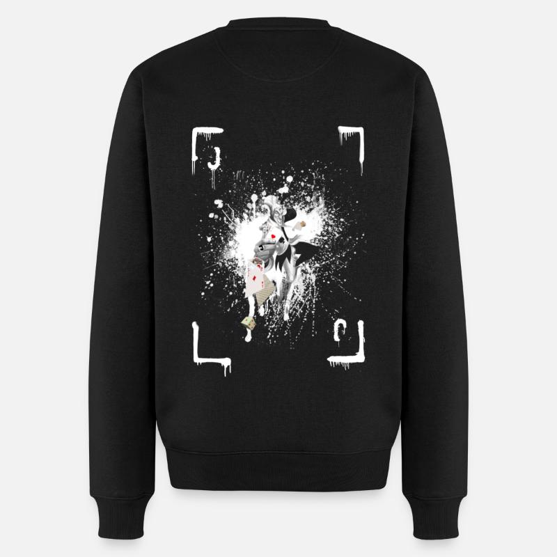carte de jeu joker - Pull Premium bio Homme - noir