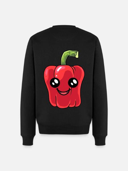 Peppers Peppers Vegetables Vegetarian Cook - Men's Premium Organic Jumper - black