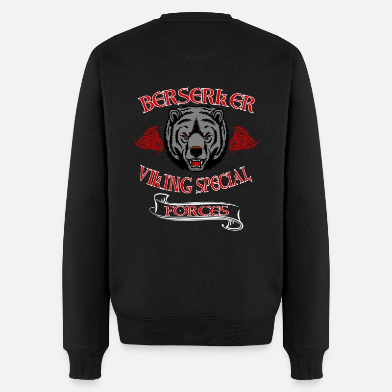 Berserker Ours Viking - Pull Premium bio Homme - noir