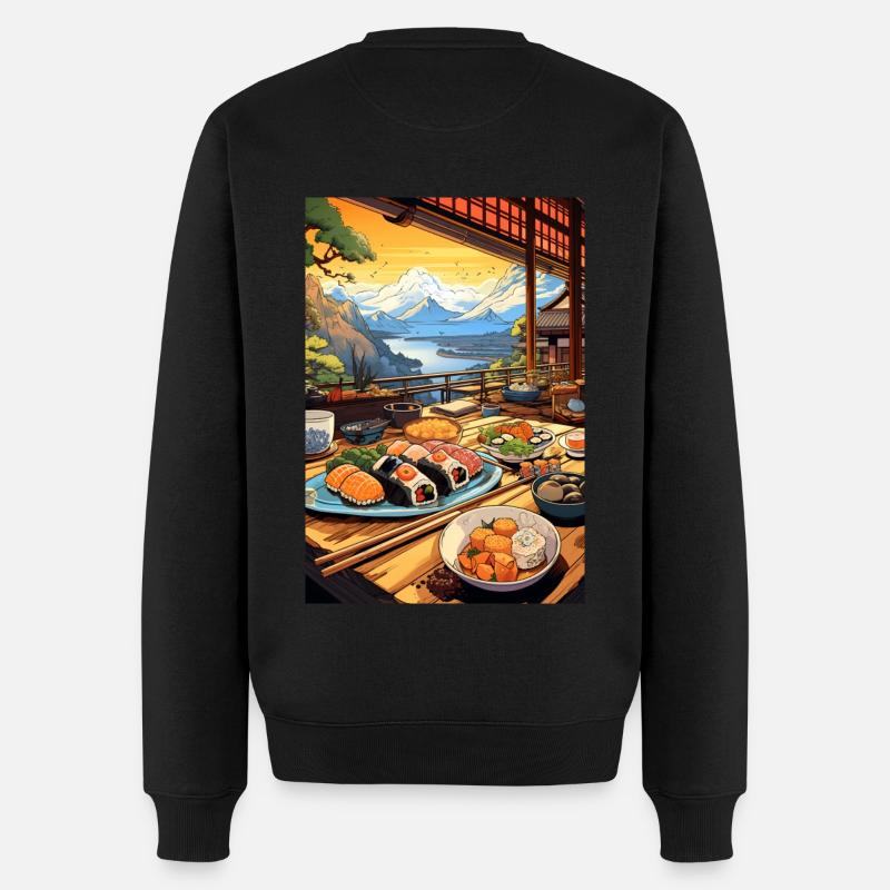Suhsi pour toujours - Pull Premium bio Homme - noir