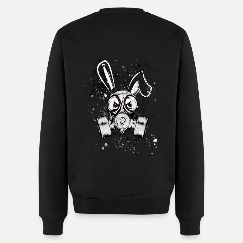 follow into the next level - Männer Premium Bio Pullover - Schwarz