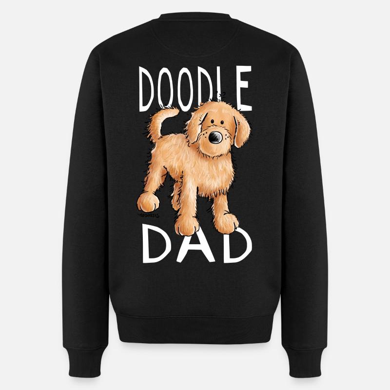 Drôle Doodle Chien - Cadeau - Pull Premium bio Homme - noir
