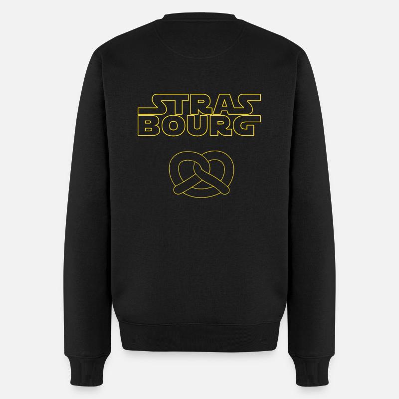 Strasbourg - Pull Premium bio Homme - noir