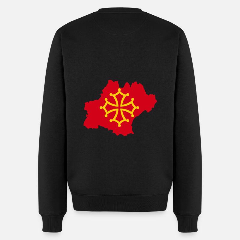 occitanie - Pull Premium bio Homme - noir