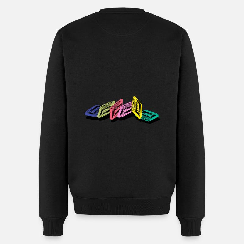 Cassette audio - Pull Premium bio Homme - noir