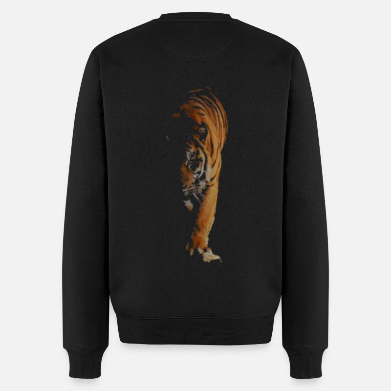 Tigre - Pull Premium bio Homme - noir
