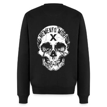 Crâne Memento Mori - Pull Premium bio Homme - noir - Dos - Nico (187cm)