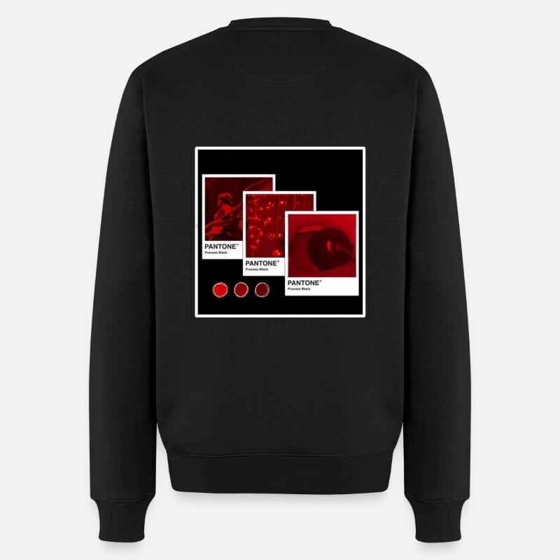 Rouge - Pull Premium bio Homme - noir