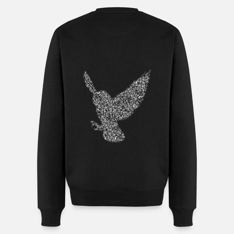 Hibou vélos vélo - Pull Premium bio Homme - noir