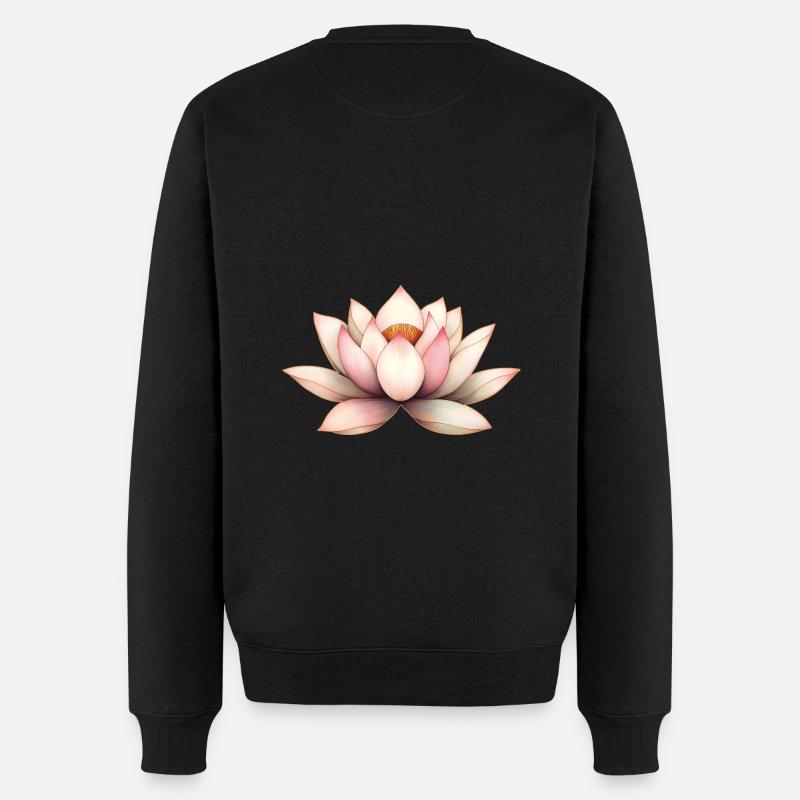 Fleur de lotus - Pull Premium bio Homme - noir