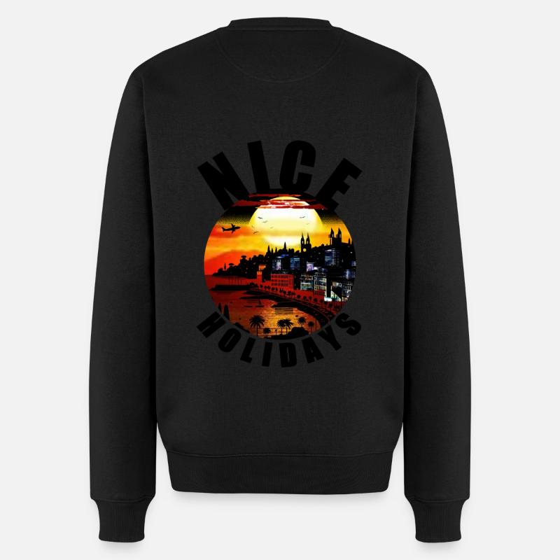 NICE - Pull Premium bio Homme - noir