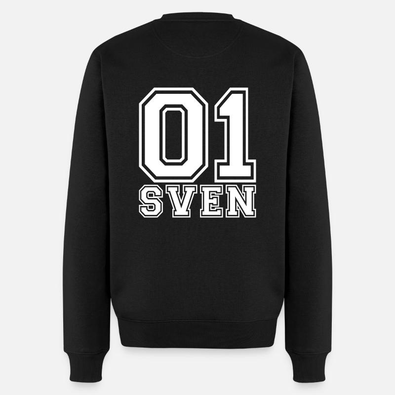 Sven - Nom - Pull Premium bio Homme - noir