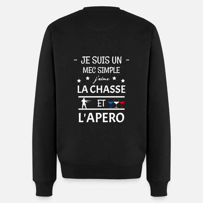 chasse - Pull Premium bio Homme - noir