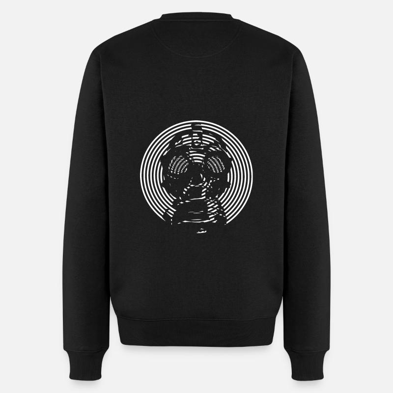 Freetekno - Pull Premium bio Homme - noir