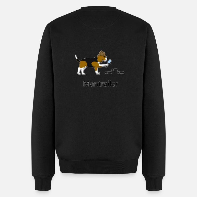 Mantrailing Beagle - Pull Premium bio Homme - noir