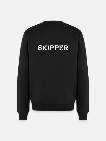 Skipper Weiss - Men's Premium Organic Jumper - black