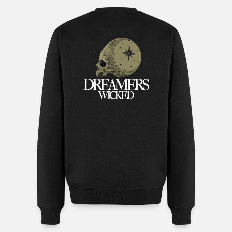 Mondskull Traumfänger - Männer Premium Bio Pullover - Schwarz