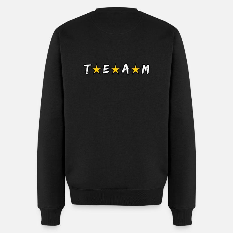 Équipe, #team - Pull Premium bio Homme - noir