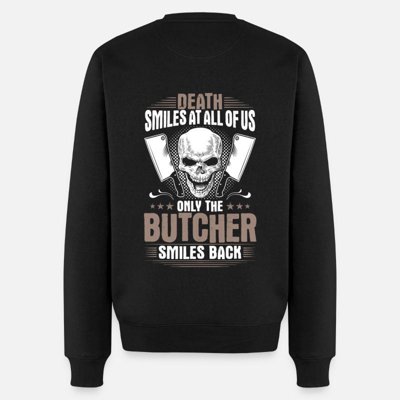 Boucher boucher boucher boucher boucher - Pull Premium bio Homme - noir