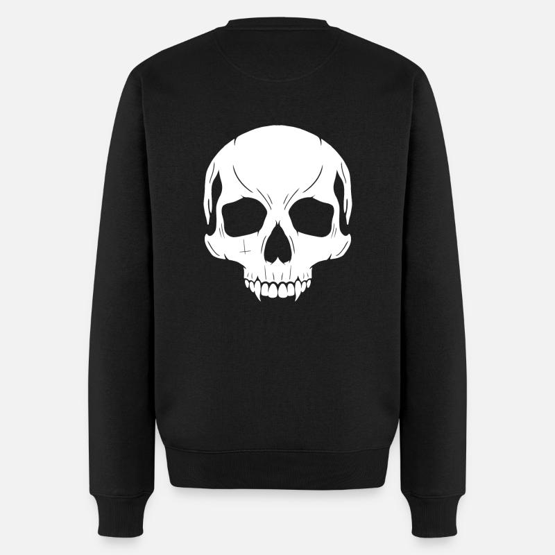 Crâne Vampire - Pull Premium bio Homme - noir