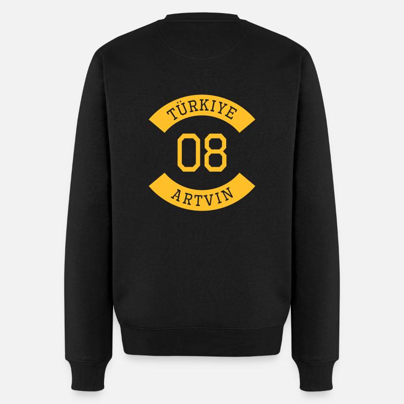turkiye_08 - Männer Premium Bio Pullover - Schwarz