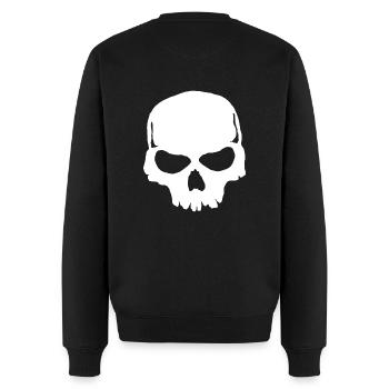 Skull - Men's Premium Organic Jumper - black - Back - Nico (187cm)