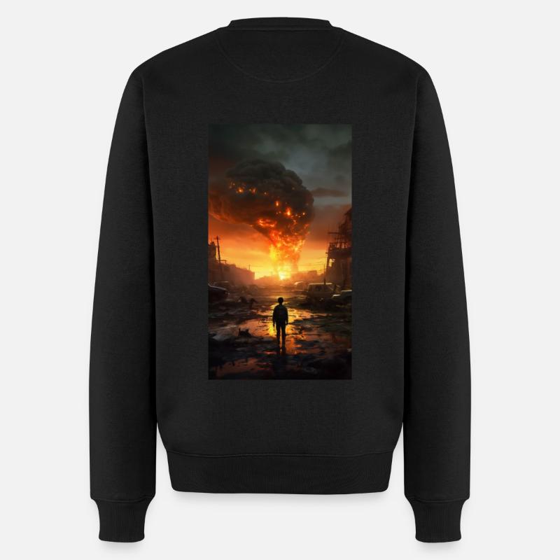 Apocalypse - Männer Premium Bio Pullover - Schwarz