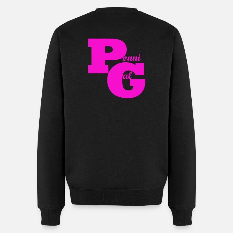 fou de poneys - Pull Premium bio Homme - noir