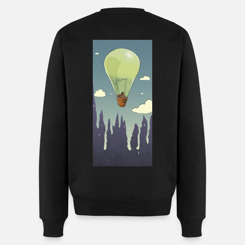 Ampoule ballon - Pull Premium bio Homme - noir
