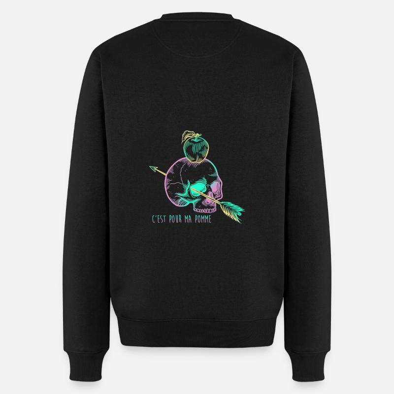 Skull Apple mauve - Pull Premium bio Homme - noir