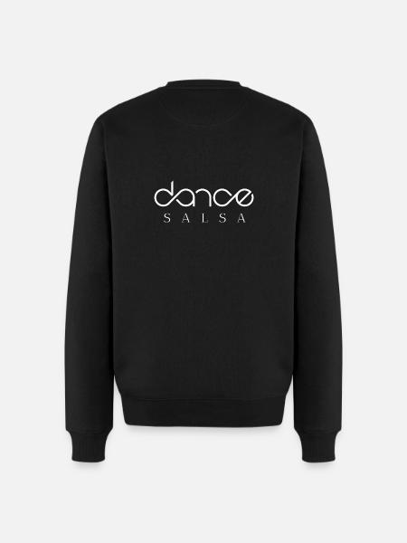 Dance Salsa - Männer Premium Bio Pullover - Schwarz