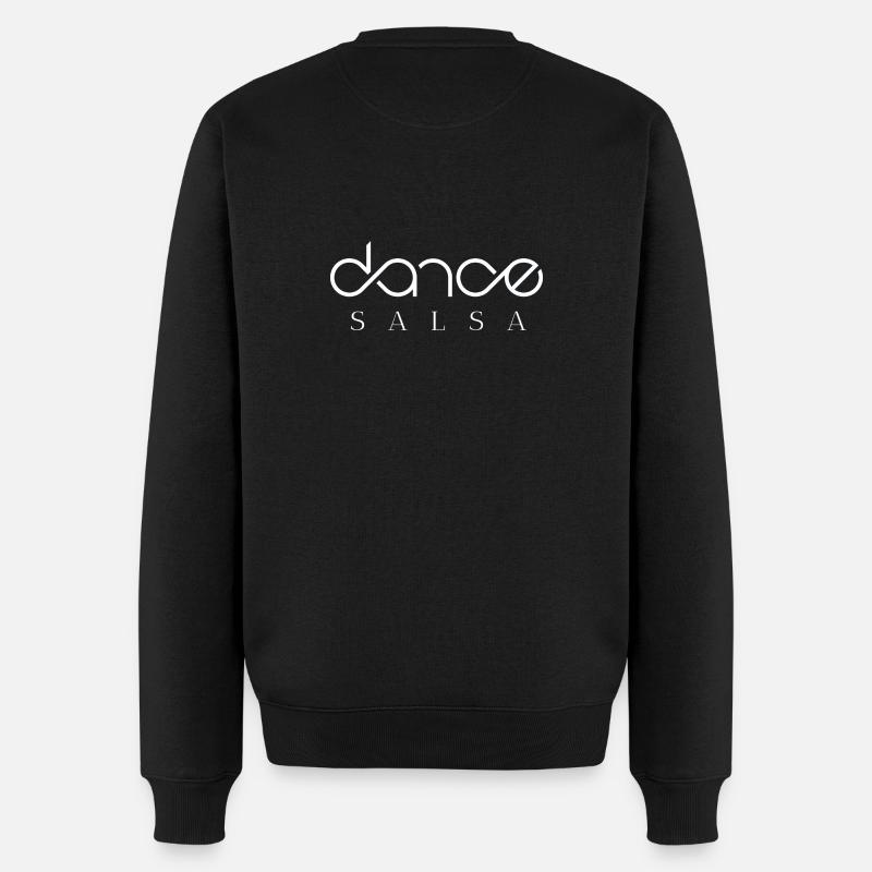 Dance Salsa - Männer Premium Bio Pullover - Schwarz