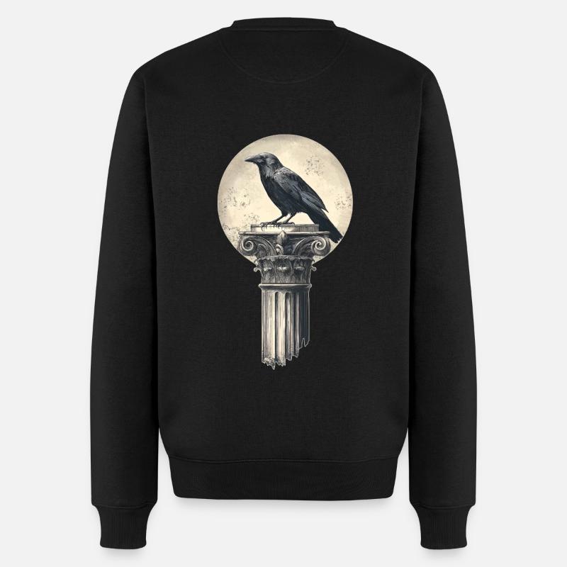 Corbeau - Pull Premium bio Homme - noir