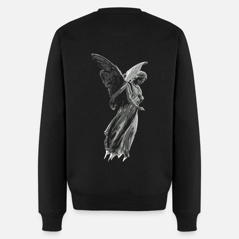 Ange flottant - Culte gothique - Pull Premium bio Homme - noir