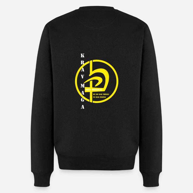 logo erw 2 Kopie - Männer Premium Bio Pullover - Schwarz