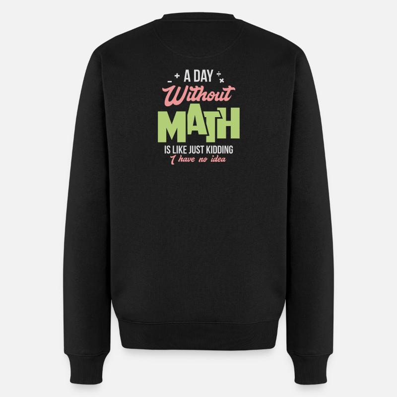 mathématiques - Pull Premium bio Homme - noir