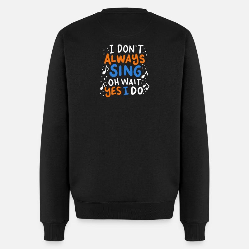 chanteur - Pull Premium bio Homme - noir