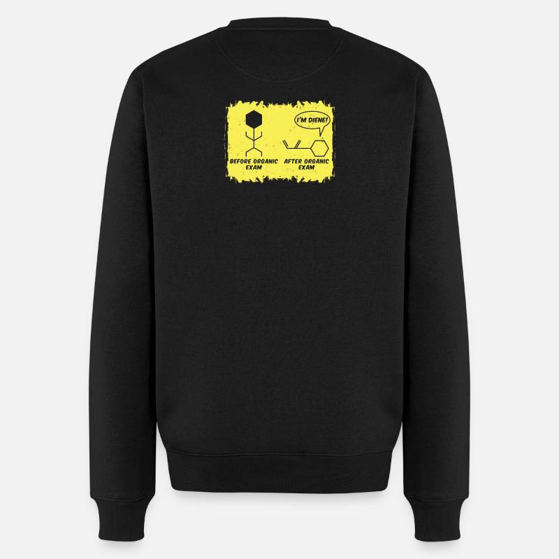 Chemie - Männer Premium Bio Pullover - Schwarz