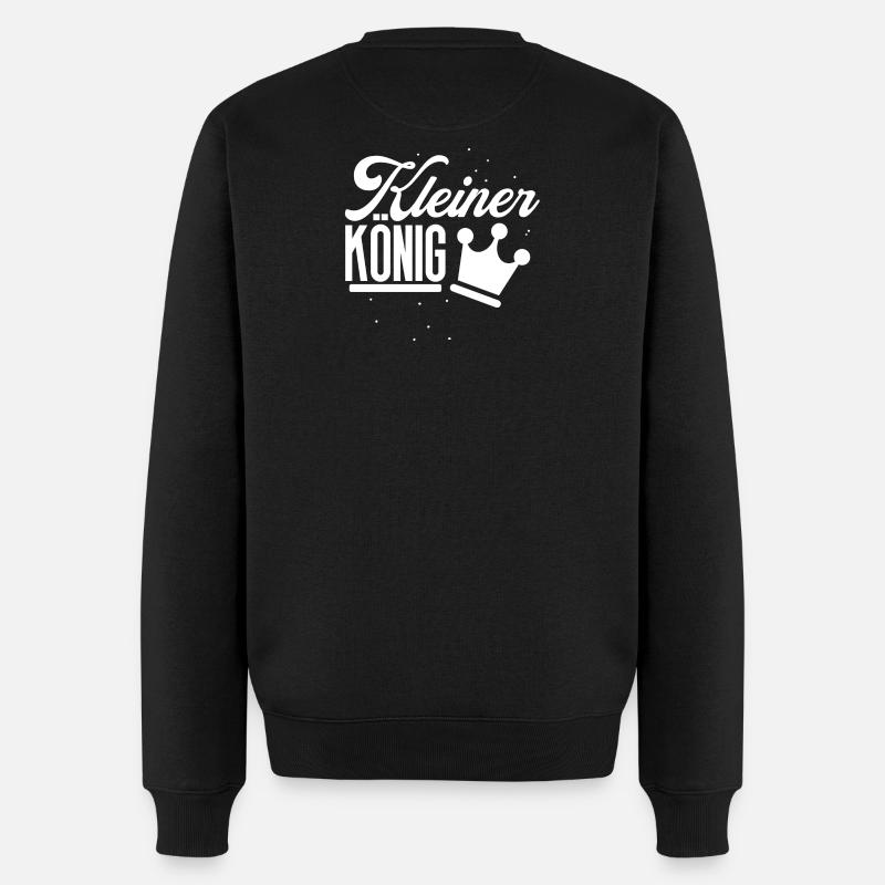Petit roi enfants bébé Design - Pull Premium bio Homme - noir