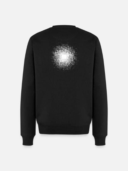 dotted round background white - Men's Premium Organic Jumper - black