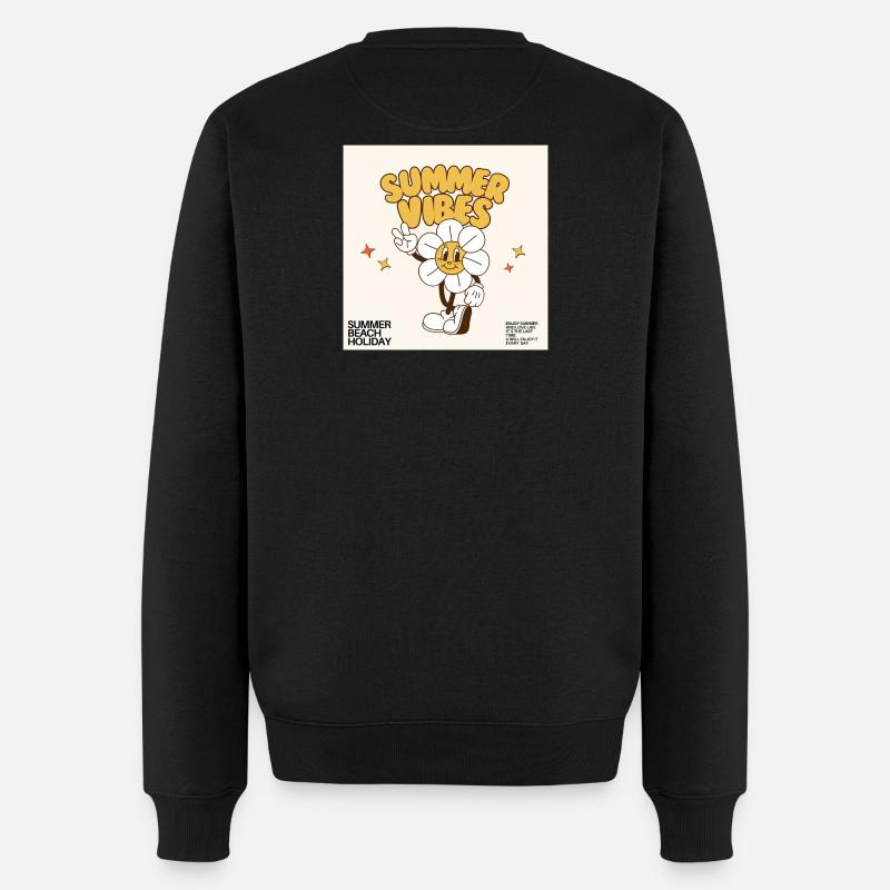 Summer Vibes Design - Pull Premium bio Homme - noir
