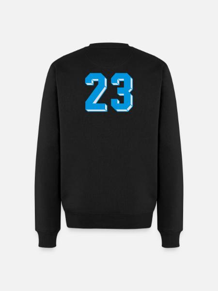 dreiundzwanzig - Pull Premium bio Homme - noir