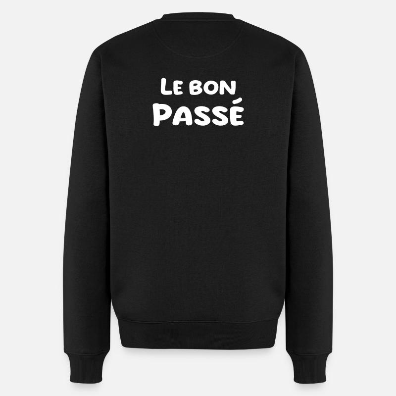 nostalgie passé - Pull Premium bio Homme - noir
