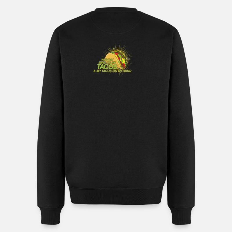 Tacos Tacos Tacos - Pull Premium bio Homme - noir