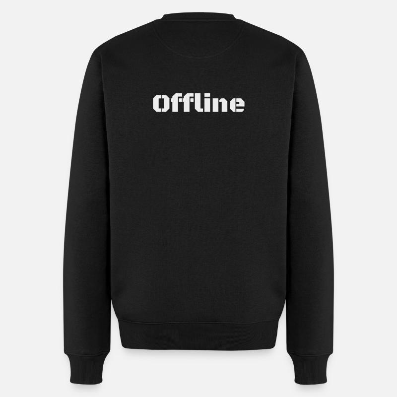 Hors-ligne - Pull Premium bio Homme - noir