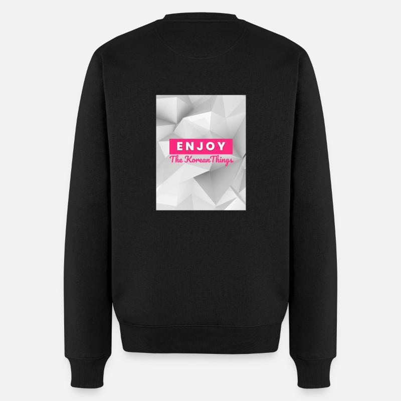 Enjoy korean things - Pull Premium bio Homme - noir