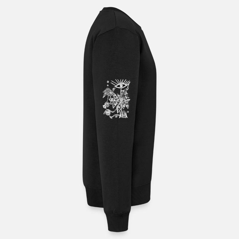 FantasieWelt - Männer Premium Bio Pullover - Schwarz