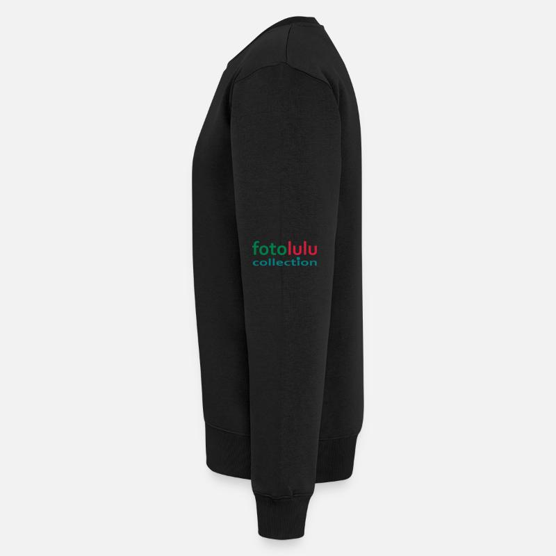 Großtrappe - Männer Premium Bio Pullover - Schwarz