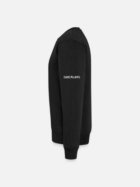 echt.SAUERLAND pur witt 2 - Männer Premium Bio Pullover - Schwarz