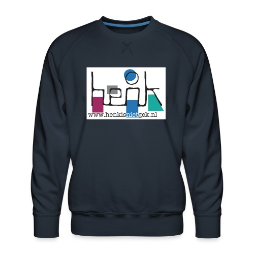 henkisnietgek-logo - Mannen premium sweater